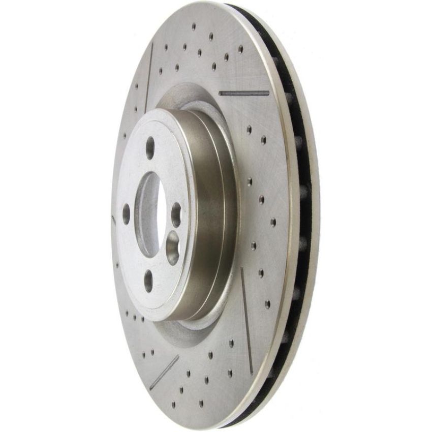 CENTRIC PARTS 227.34114 C-Tek Standard Drilled and Slotted Brake Rotor