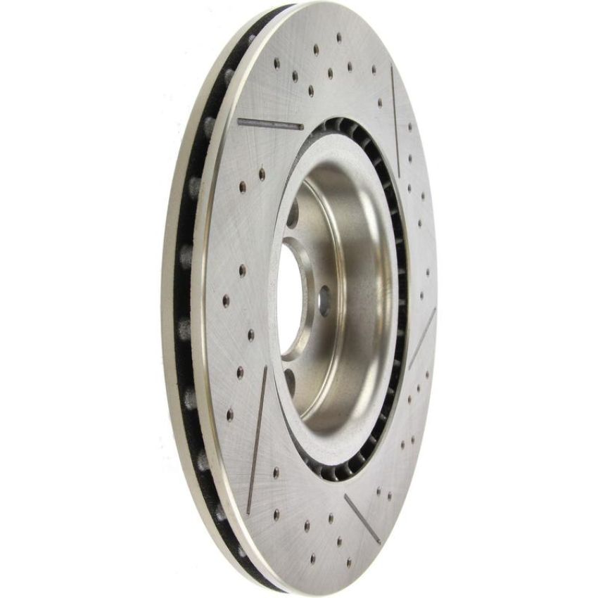 CENTRIC PARTS 227.34114 C-Tek Standard Drilled and Slotted Brake Rotor