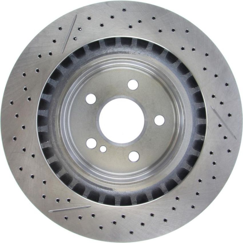 CENTRIC PARTS 227.35119 C-Tek Standard Drilled and Slotted Brake Rotor