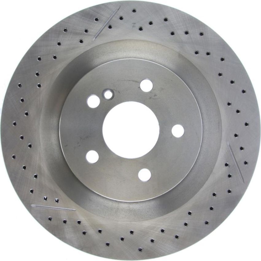 CENTRIC PARTS 227.35119 C-Tek Standard Drilled and Slotted Brake Rotor