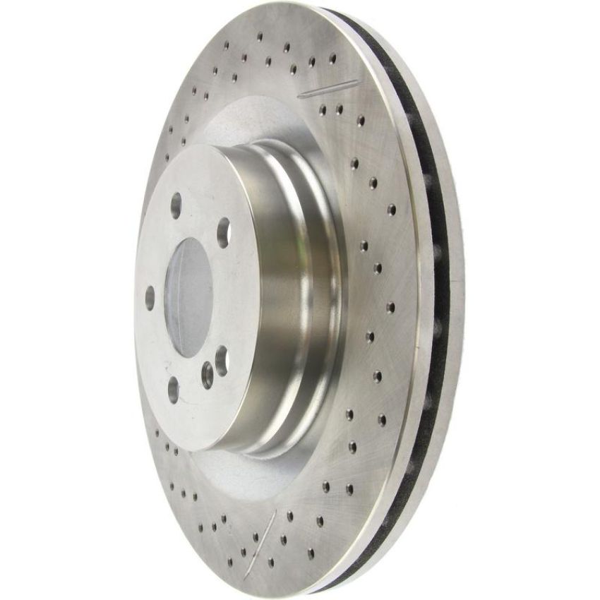 CENTRIC PARTS 227.35119 C-Tek Standard Drilled and Slotted Brake Rotor