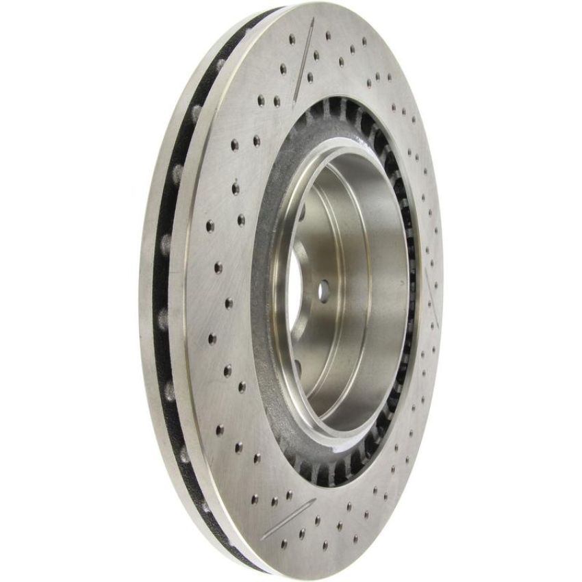 CENTRIC PARTS 227.35119 C-Tek Standard Drilled and Slotted Brake Rotor