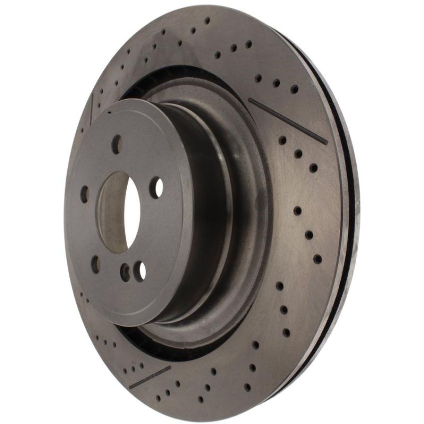 CENTRIC PARTS 227.35121 C-Tek Standard Drilled and Slotted Brake Rotor