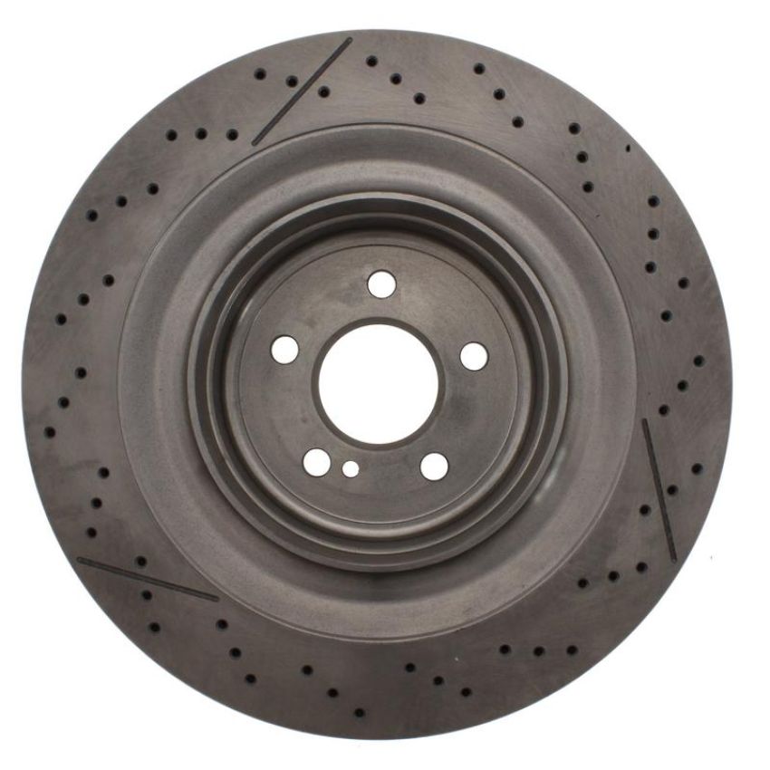 CENTRIC PARTS 227.35121 C-Tek Standard Drilled and Slotted Brake Rotor