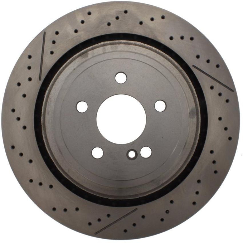 CENTRIC PARTS 227.35121 C-Tek Standard Drilled and Slotted Brake Rotor
