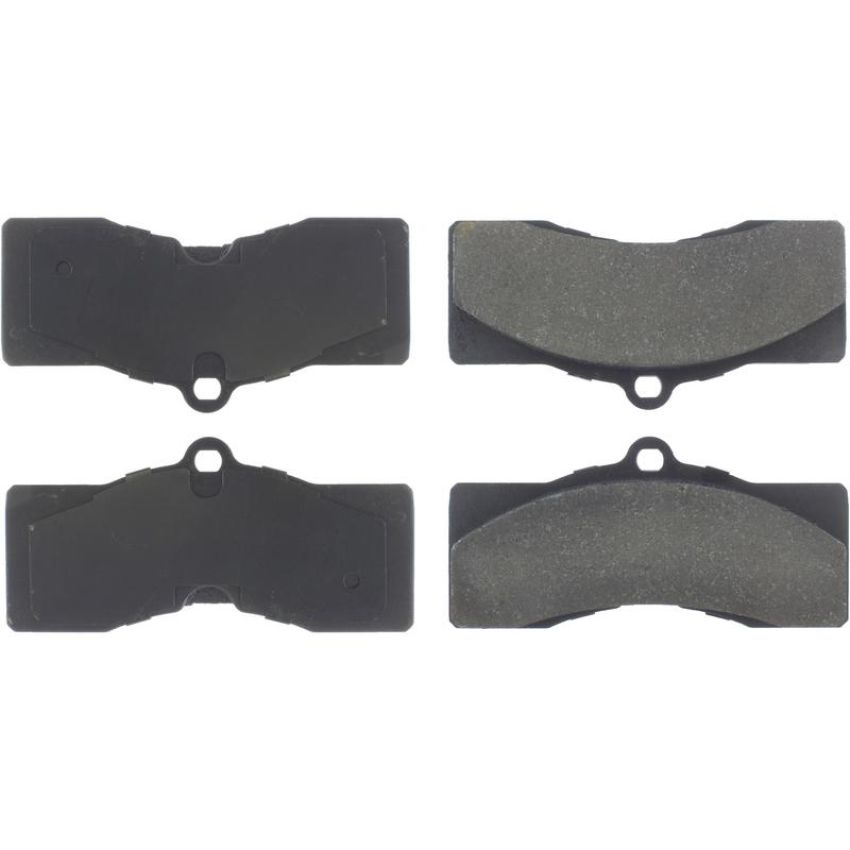 CENTRIC PARTS 300.00080 Centric Premium Semi-Metallic Brake Pads with Shims and Hardware