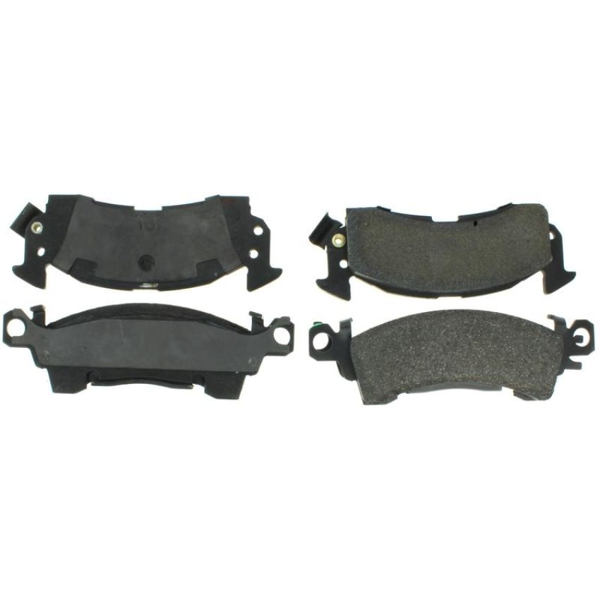 CENTRIC PARTS 300.00520 Centric Premium Semi-Metallic Brake Pads with Shims and Hardware