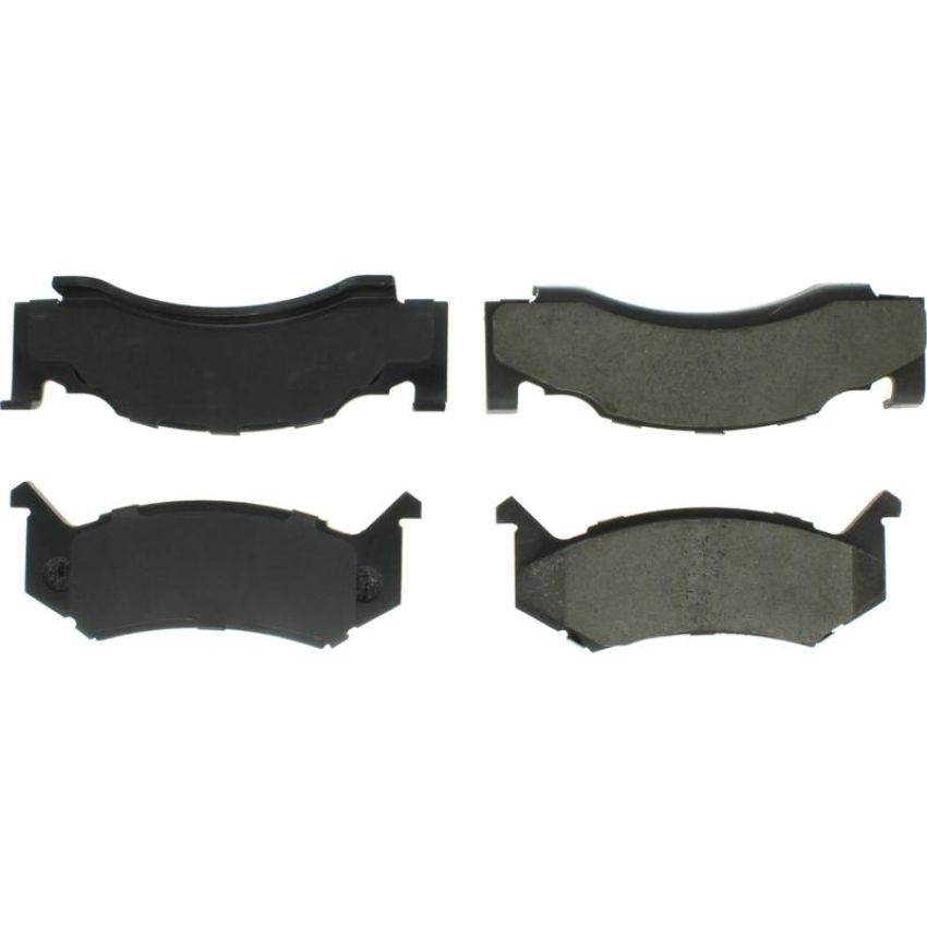 CENTRIC PARTS 300.01230 Centric Premium Semi-Metallic Brake Pads with Shims and Hardware