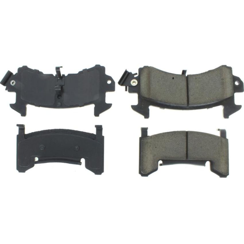 CENTRIC PARTS 300.01540 Centric Premium Semi-Metallic Brake Pads with Shims and Hardware
