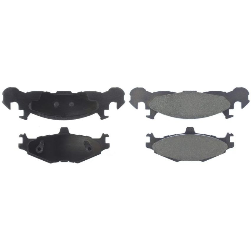 CENTRIC PARTS 300.02190 Centric Premium Semi-Metallic Brake Pads with Shims and Hardware