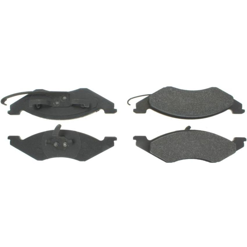 CENTRIC PARTS 300.02570 Centric Premium Semi-Metallic Brake Pads with Shims and Hardware