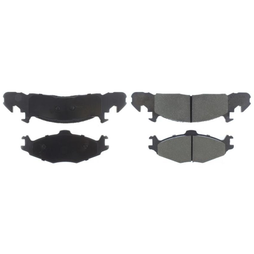 CENTRIC PARTS 300.02590 Centric Premium Semi-Metallic Brake Pads with Shims and Hardware
