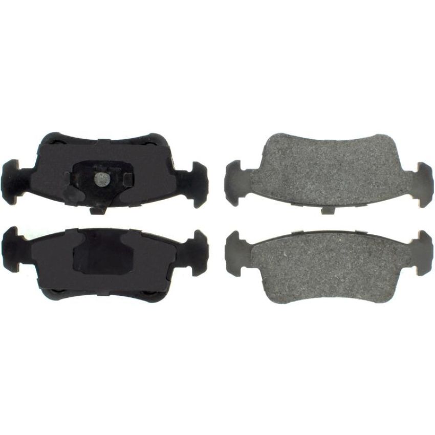 CENTRIC PARTS 300.03590 Centric Premium Semi-Metallic Brake Pads with Shims and Hardware
