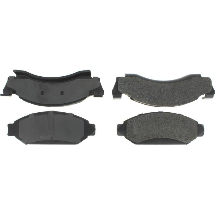 CENTRIC PARTS 300.03750 Centric Premium Semi-Metallic Brake Pads with Shims and Hardware