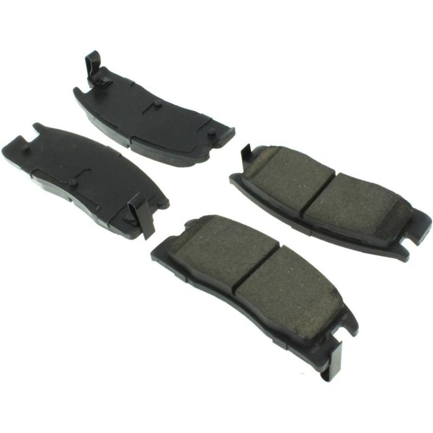 CENTRIC PARTS 300.03980 Centric Premium Semi-Metallic Brake Pads with Shims and Hardware