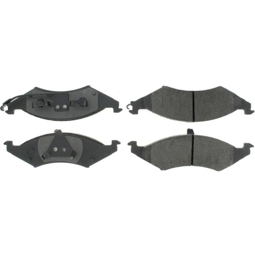 CENTRIC PARTS 300.04210 Centric Premium Semi-Metallic Brake Pads with Shims and Hardware