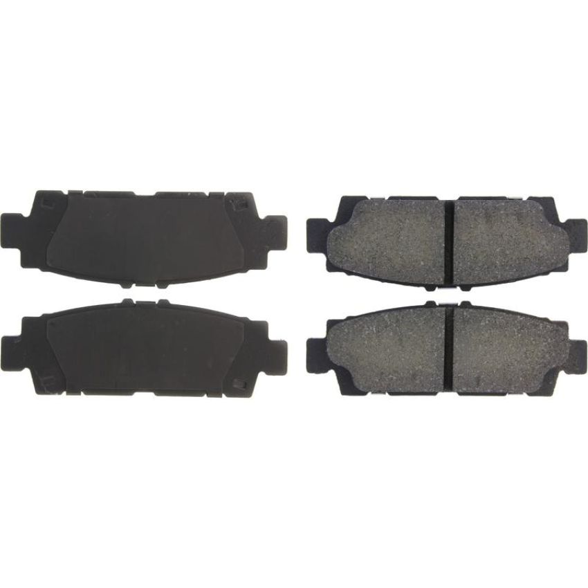 CENTRIC PARTS 300.04880 Centric Premium Semi-Metallic Brake Pads with Shims and Hardware