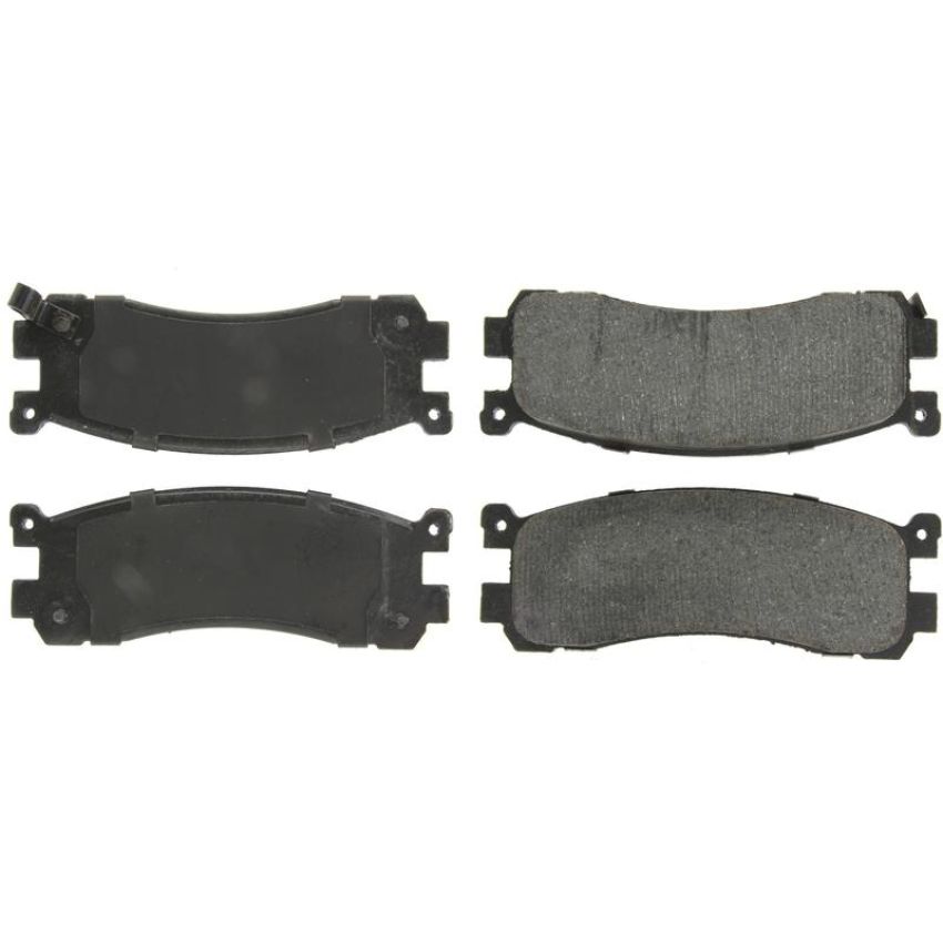 CENTRIC PARTS 300.05530 Centric Premium Semi-Metallic Brake Pads with Shims and Hardware