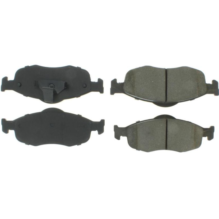 CENTRIC PARTS 300.06480 Centric Premium Semi-Metallic Brake Pads with Shims and Hardware