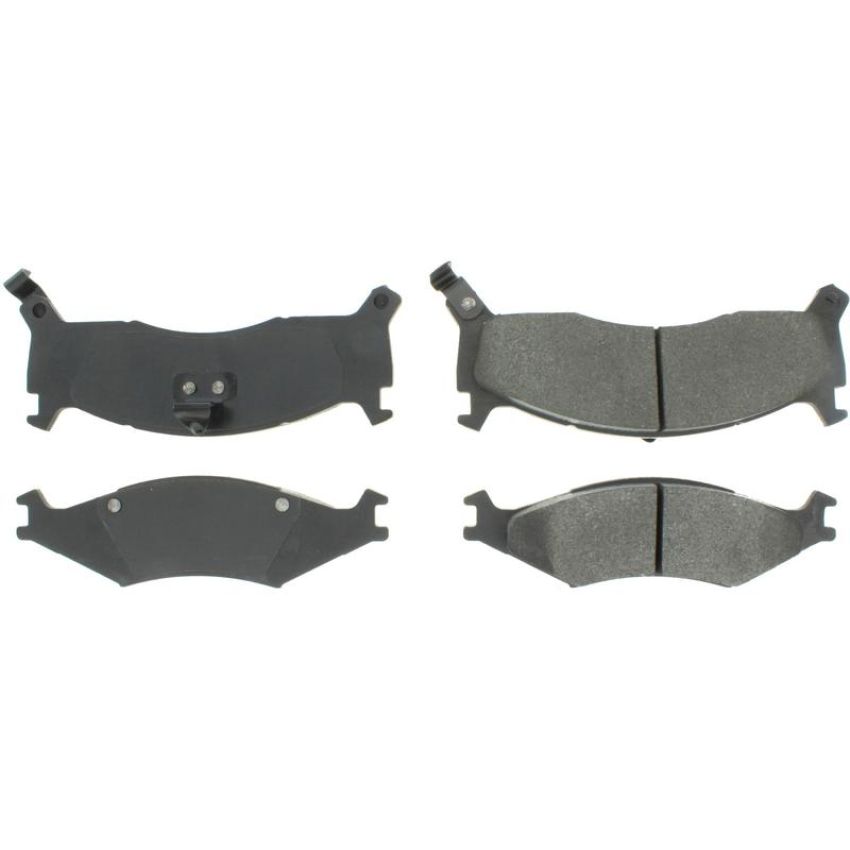 CENTRIC PARTS 300.06700 Centric Premium Semi-Metallic Brake Pads with Shims and Hardware