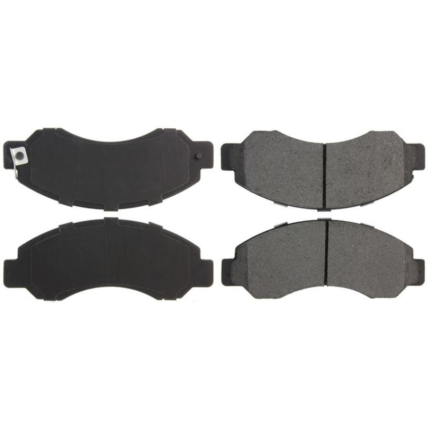 CENTRIC PARTS 300.07010 Centric Premium Semi-Metallic Brake Pads with Shims and Hardware