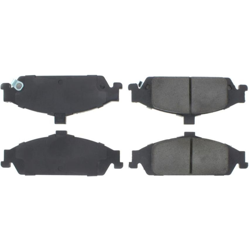 CENTRIC PARTS 300.07270 Centric Premium Semi-Metallic Brake Pads with Shims and Hardware