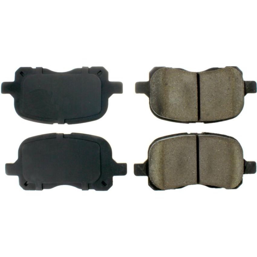 CENTRIC PARTS 300.07410 Centric Premium Semi-Metallic Brake Pads with Shims and Hardware
