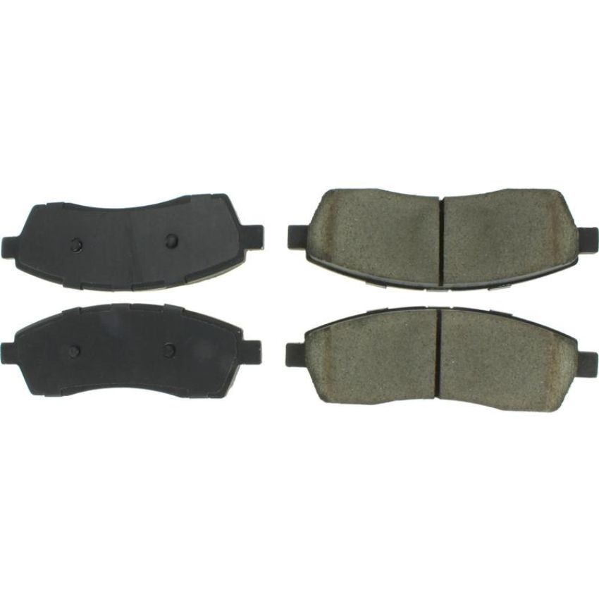 CENTRIC PARTS 300.07570 Centric Premium Semi-Metallic Brake Pads with Shims and Hardware