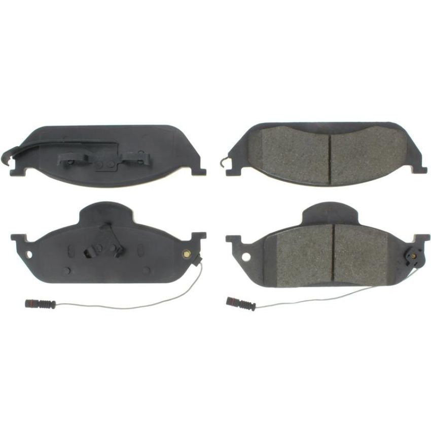 CENTRIC PARTS 300.07600 Centric Premium Semi-Metallic Brake Pads with Shims and Hardware