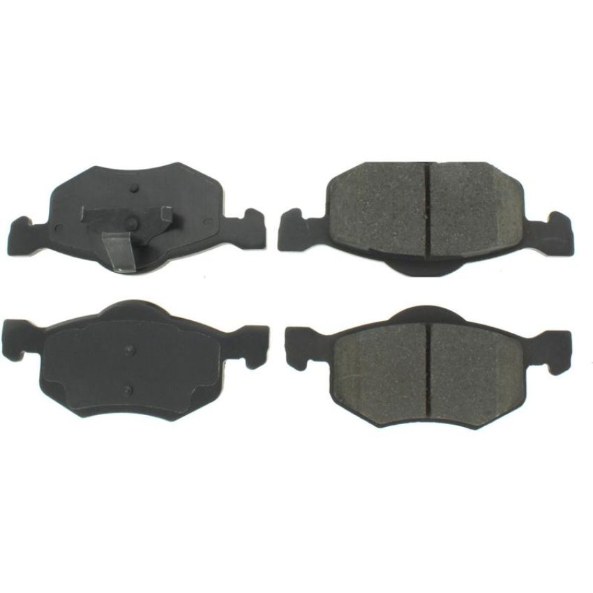 CENTRIC PARTS 300.08430 Centric Premium Semi-Metallic Brake Pads with Shims and Hardware