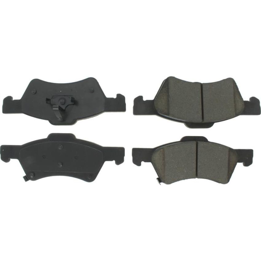 CENTRIC PARTS 300.08570 Centric Premium Semi-Metallic Brake Pads with Shims and Hardware