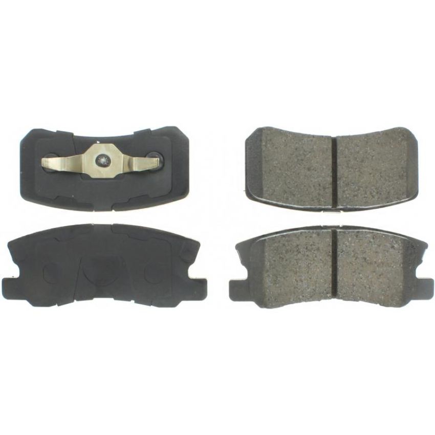 CENTRIC PARTS 300.08680 Centric Premium Semi-Metallic Brake Pads with Shims and Hardware
