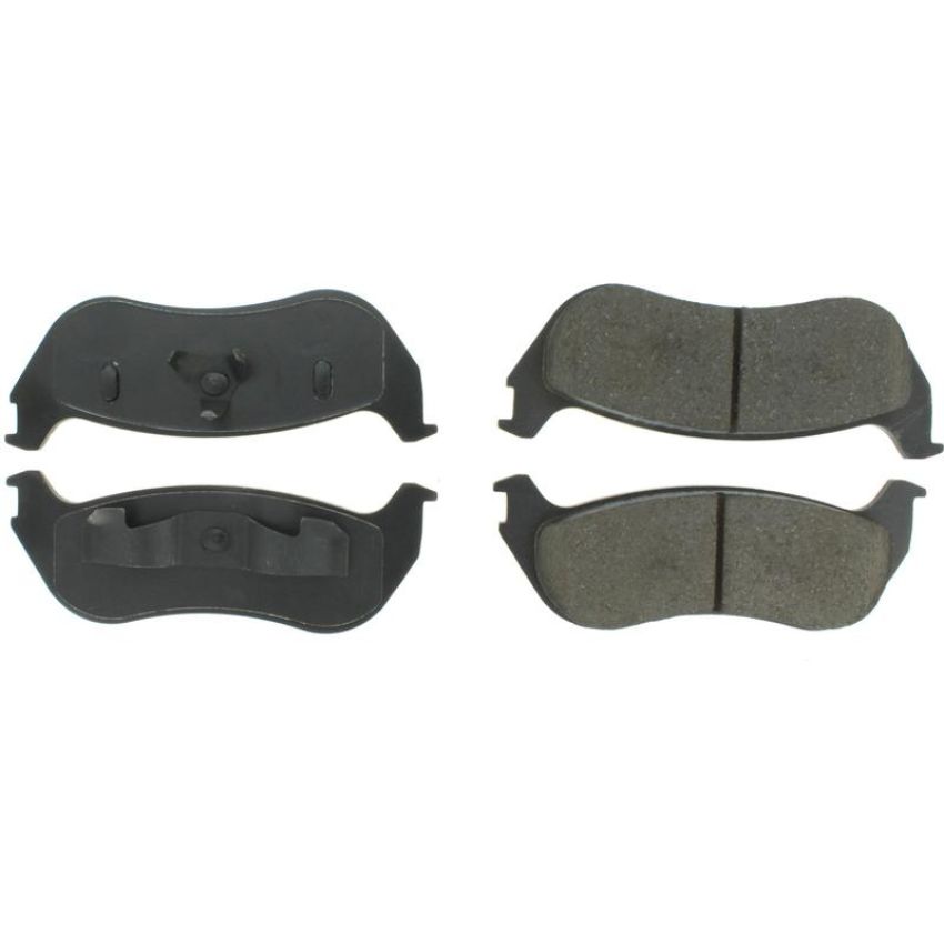 CENTRIC PARTS 300.08810 Centric Premium Semi-Metallic Brake Pads with Shims and Hardware