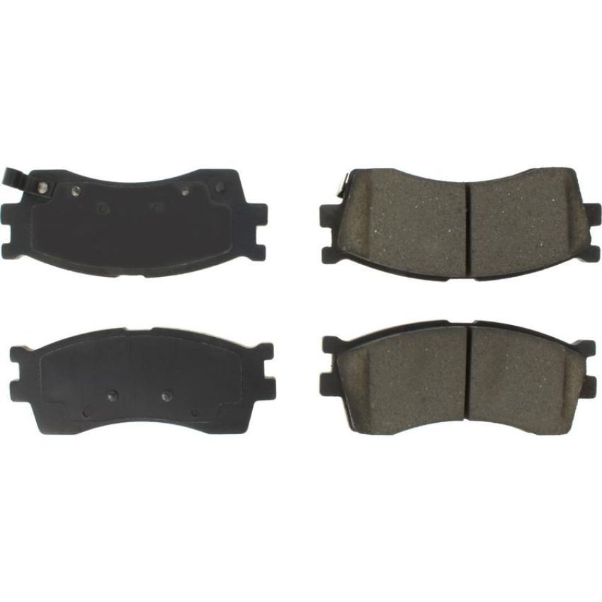 CENTRIC PARTS 300.08890 Centric Premium Semi-Metallic Brake Pads with Shims and Hardware