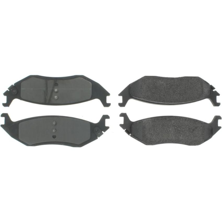 CENTRIC PARTS 300.08980 Centric Premium Semi-Metallic Brake Pads with Shims and Hardware