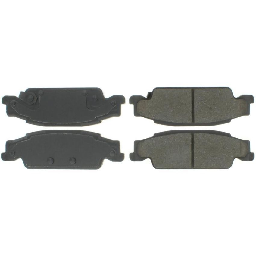 CENTRIC PARTS 300.09220 Centric Premium Semi-Metallic Brake Pads with Shims and Hardware