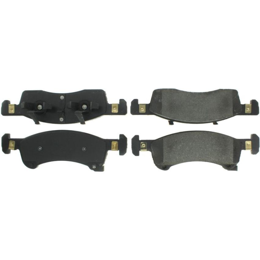 CENTRIC PARTS 300.09340 Centric Premium Semi-Metallic Brake Pads with Shims and Hardware
