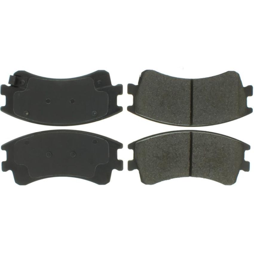 CENTRIC PARTS 300.09570 Centric Premium Semi-Metallic Brake Pads with Shims and Hardware
