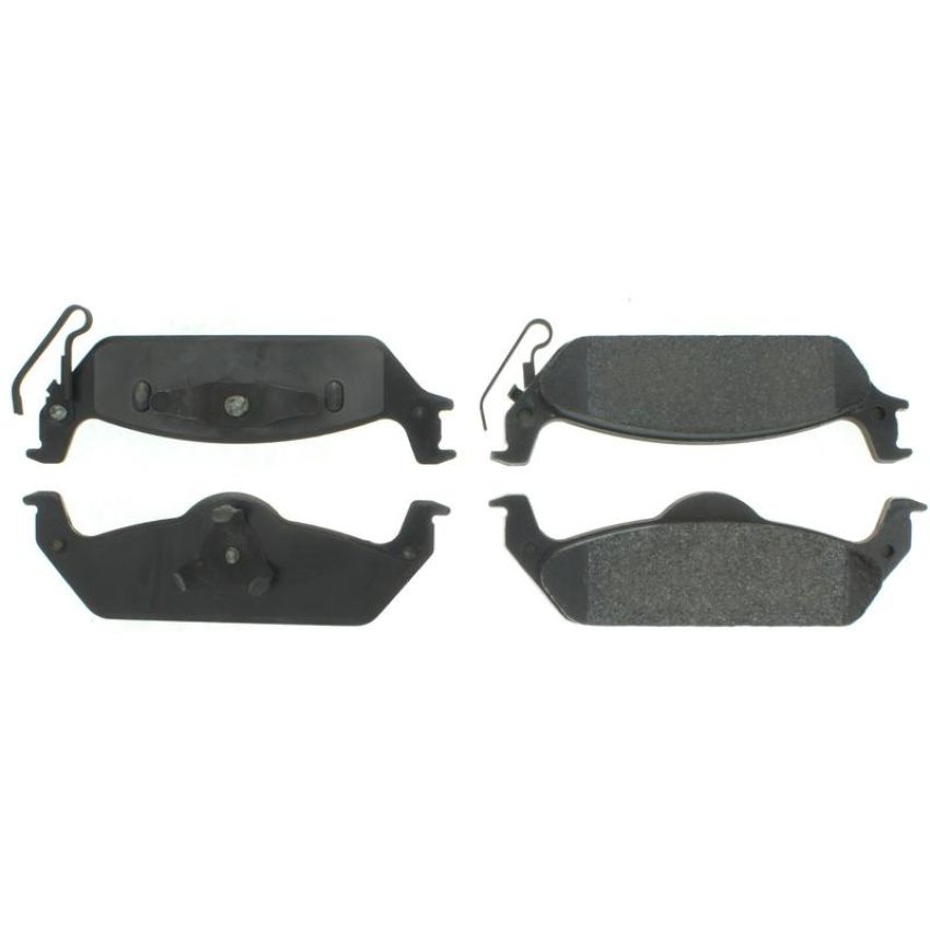 CENTRIC PARTS 300.09630 Centric Premium Semi-Metallic Brake Pads with Shims and Hardware