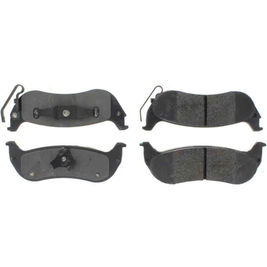 CENTRIC PARTS 300.09980 Centric Premium Semi-Metallic Brake Pads with Shims and Hardware