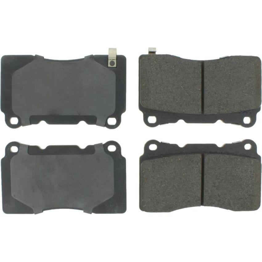 CENTRIC PARTS 300.10010 Centric Premium Semi-Metallic Brake Pads with Shims
