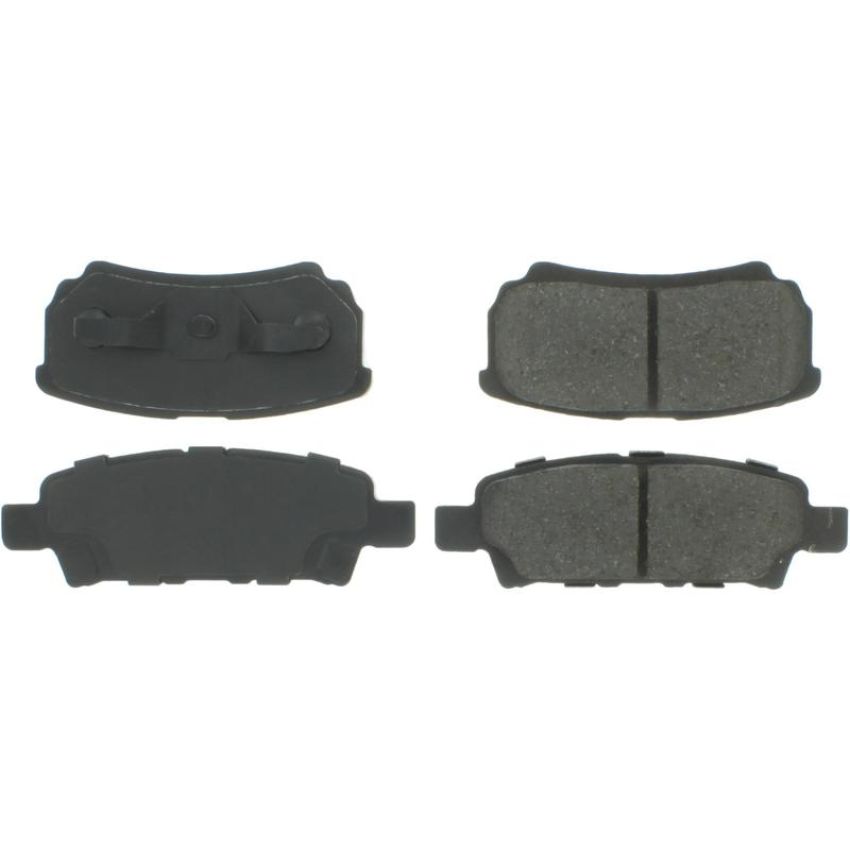 CENTRIC PARTS 300.10370 Centric Premium Semi-Metallic Brake Pads with Shims and Hardware