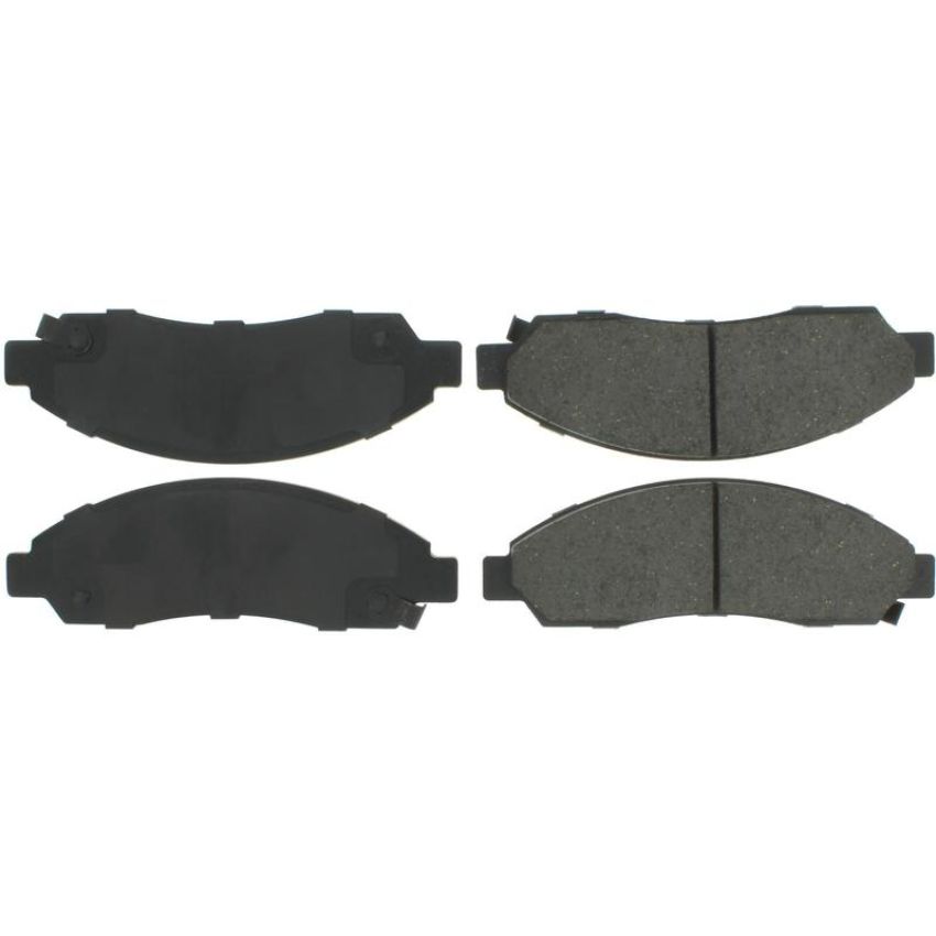 CENTRIC PARTS 300.10390 Centric Premium Semi-Metallic Brake Pads with Shims and Hardware