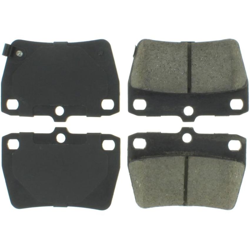 CENTRIC PARTS 300.10510 Centric Premium Semi-Metallic Brake Pads with Shims and Hardware
