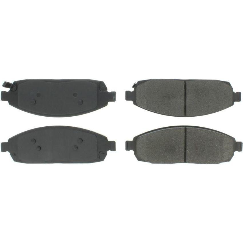 CENTRIC PARTS 300.10800 Centric Premium Semi-Metallic Brake Pads with Shims and Hardware