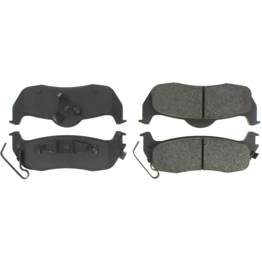 CENTRIC PARTS 300.10870 Centric Premium Semi-Metallic Brake Pads with Shims and Hardware