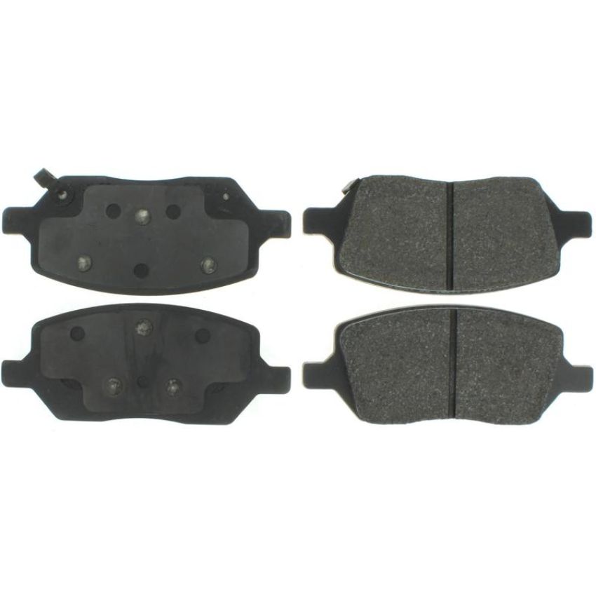 CENTRIC PARTS 300.10930 Centric Premium Semi-Metallic Brake Pads with Shims and Hardware