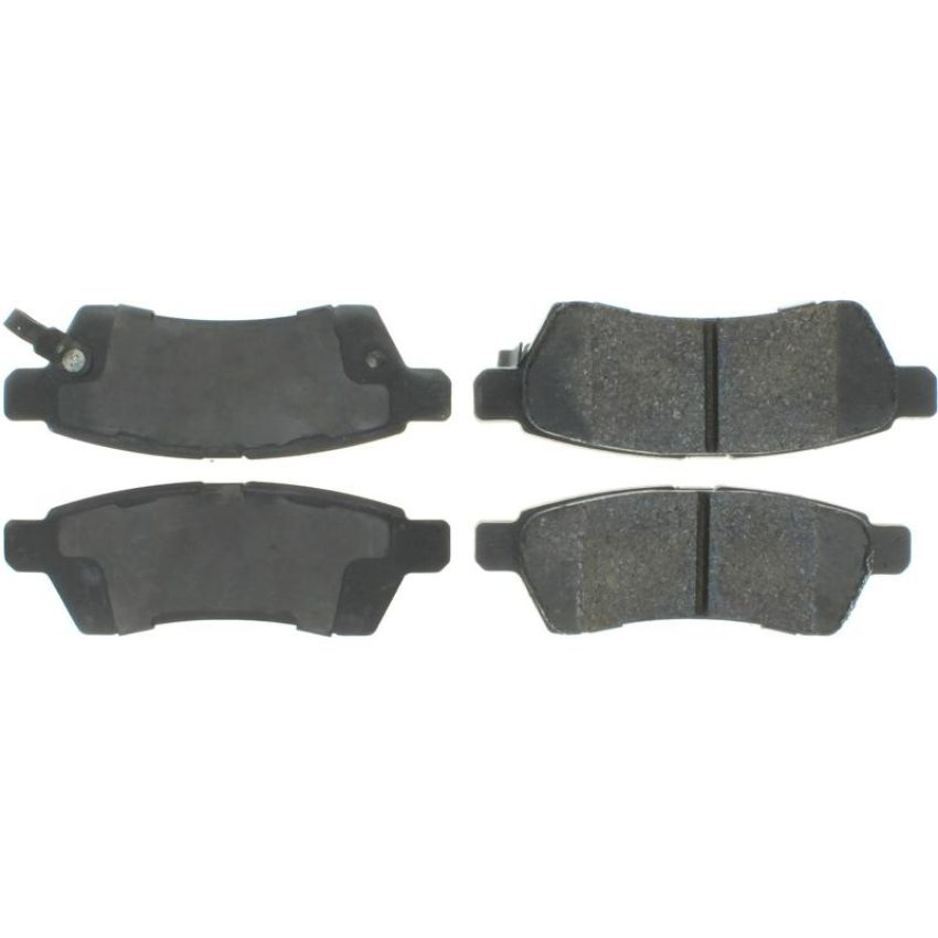 CENTRIC PARTS 300.11000 Centric Premium Semi-Metallic Brake Pads with Shims and Hardware
