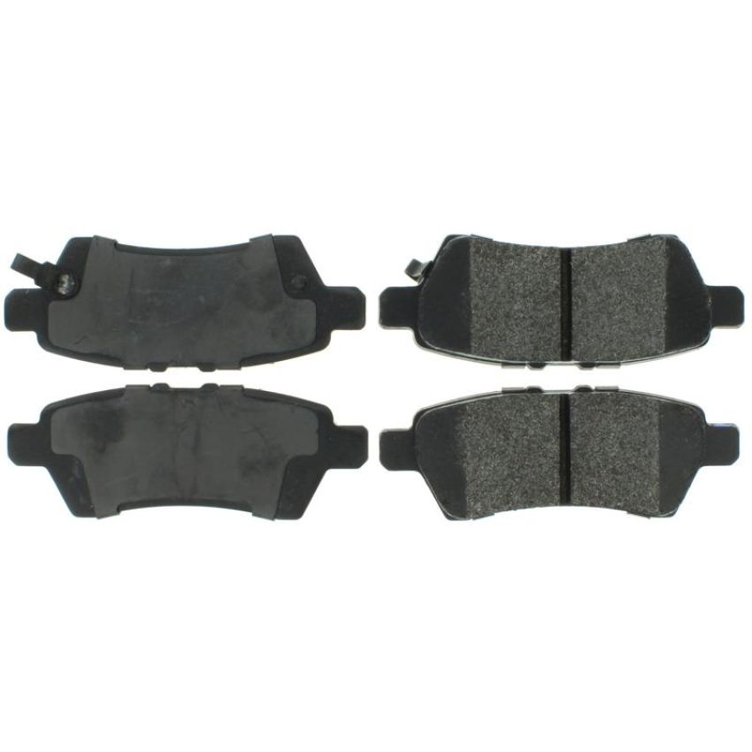 CENTRIC PARTS 300.11010 Centric Premium Semi-Metallic Brake Pads with Shims and Hardware