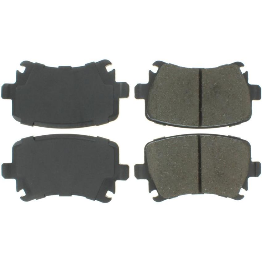 CENTRIC PARTS 300.11080 Centric Premium Semi-Metallic Brake Pads with Shims and Hardware